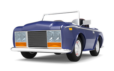 Obraz na płótnie Canvas car luxury cabriolet dark blue