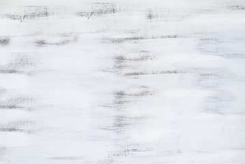 Hand painted white wood grain texture background.