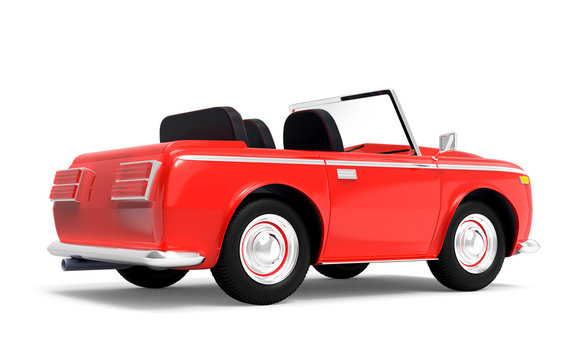 car luxury cabriolet red back