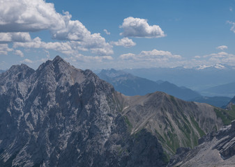 Naklejka na ściany i meble The mountains of Alps in Tyrol, Austria