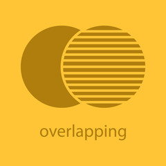 Overlapping glyph color icon