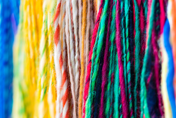 Colorful yarn