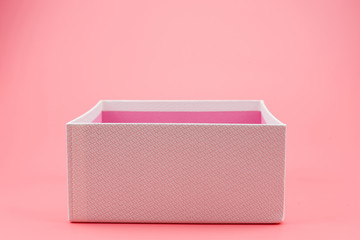 Red gift box, ribbon bundle