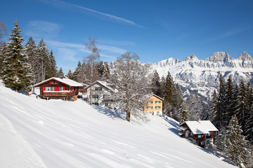 Fototapeta premium Winter in alps