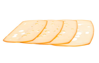 cheese sliced isolated