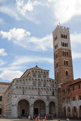 Fototapeta na wymiar Lucca Cathedral - Tuscany - Italy