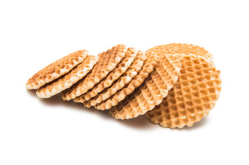 Dutch waffles isolated