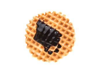 Dutch waffles isolated