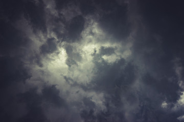 Fototapeta premium Sky and Clouds gloomy
