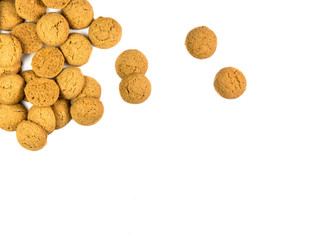 Bunch of Scattered Pepernoten cookies