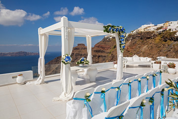 Obraz premium Decorations for wedding ceremony