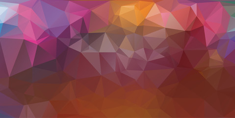 Obraz premium Blue Light Polygonal Low polygon Triangle Pattern Background