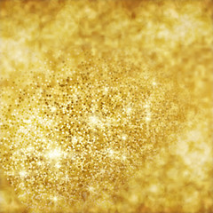 Abstract golden glitter background