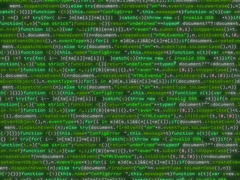  Program code shimmering colorful bakcground.
