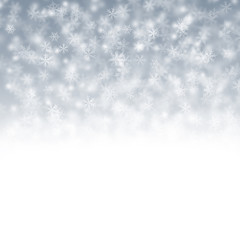 Christmas background with snow flakes