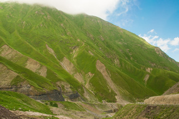 Fototapeta na wymiar mountain country of Georgia