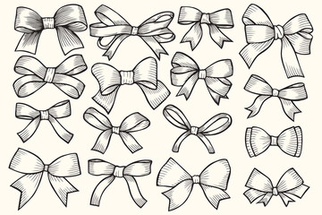 Bow ribbon illustration