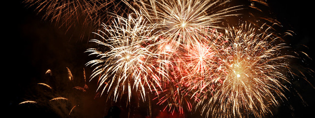 Wunderschönes Feuerwerk