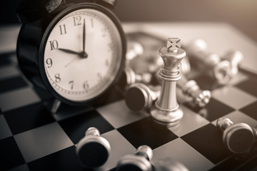 chess board game concept of business ideas and competition and stratagy plan success meaning
