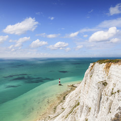 Beachy Head and Lighthouse, Sussex, England