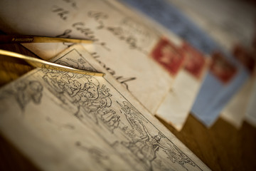 Fototapeta premium Victorian letters