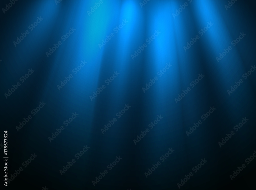 Poster illuminated stage layout. presentation template