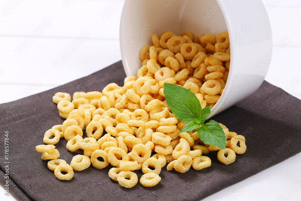 Poster honey cereal rings