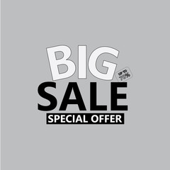 Big Sale Special Offer Logo Vector Template Design