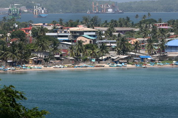Die Stadt Trincomalee in Sri Lanka