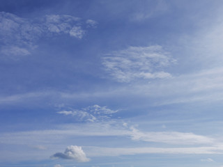 Fototapeta na wymiar beautiful cloudy blue sky background