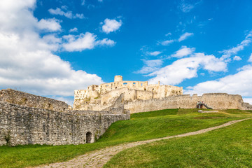 Fototapeta premium The medieval Spis Castle, central Europe, Slovakia.