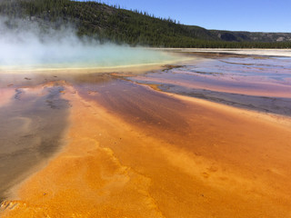 Grand Prismatic Lake, Yellowstone National Park, Wyoming, USA