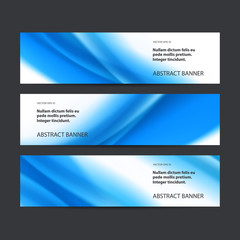 Abstract vector banner business background