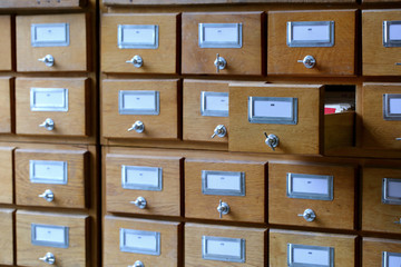 Library Cabinet.
