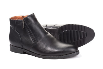 Pare of man shoes isolated on white