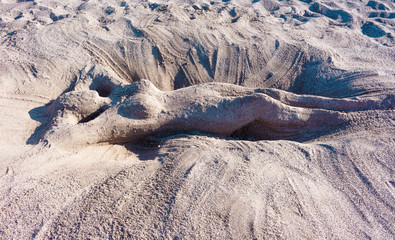 Fototapeta premium side sand woman 2