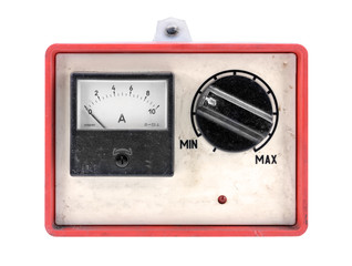 Old car battery charger, AC/DC converter, rectifier