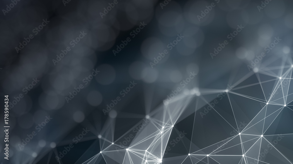 Poster network shape with selective focus