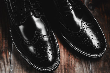 male Fashion black shoes