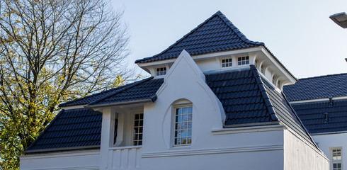 the roof of the house with nice window