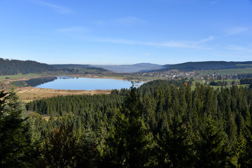 Fototapeta na wymiar Lac de Remoray (Doubs)