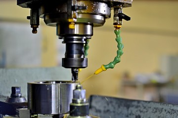 lathe and milling machine with water cooling