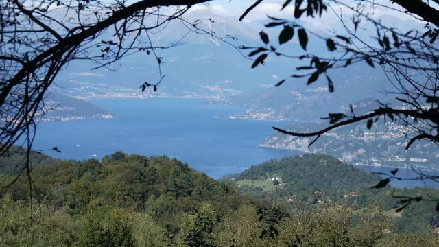 Panorama del lago di Como