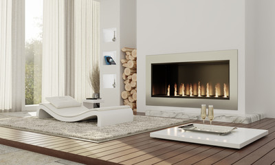 Cheminée à l'éthanol