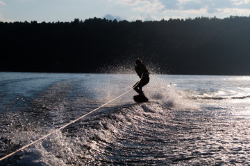 Wakeboard Silhouette