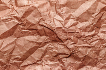 Fototapeta premium Crumpled paper background texture for usage in design