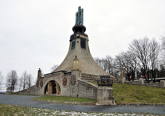 mound of peace, village Prace,Czech republic, Europe
