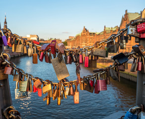 pont des amoureux Hambourg
