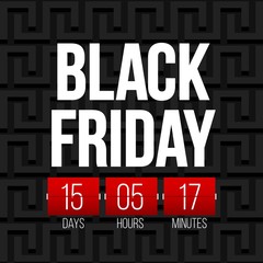 Fototapeta premium Abstract vector black friday sale layout background. For art template design, list, page, mockup brochure style, banner, idea, cover, booklet, print, flyer, book, blank, card, ad, sign, poster, badge.