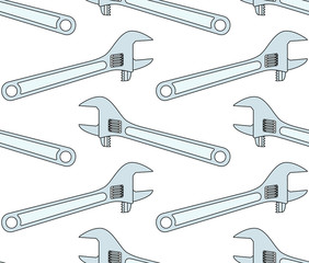Adjustable wrench tool pattern